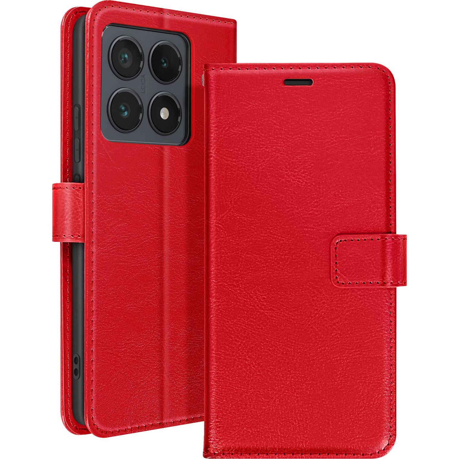 Mayaxess SecureCard Cover (Xiaomi 14T Pro), Smartphone Hülle, Rot