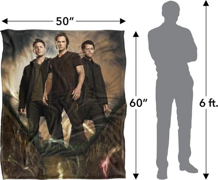 Produktbild Supernatural Decke Gruppenpose (152 x 127 cm)