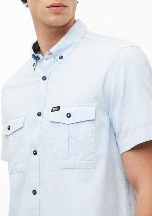 Immagine prodotto s.Oliver Regular Fit: Strukturiertes Kurzarmhemd mit Brusttaschen (S)
