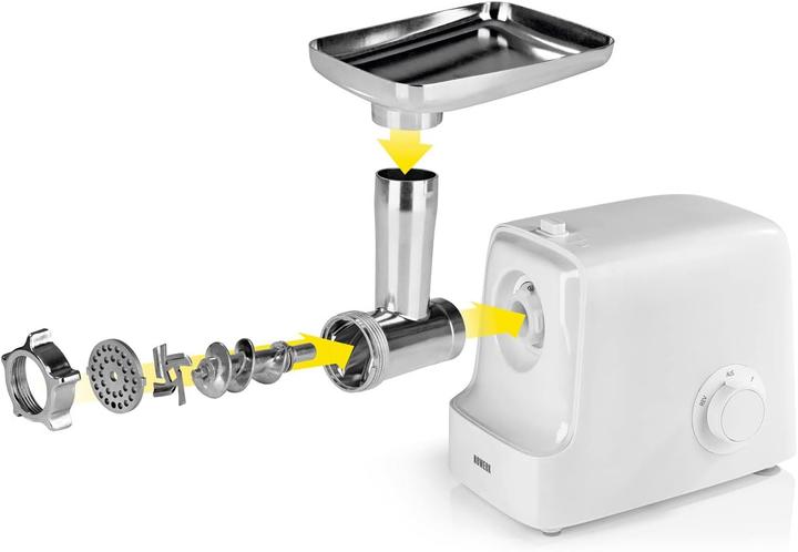 Produktbild N8werk elektrischer Fleischwolf, Moonlight White