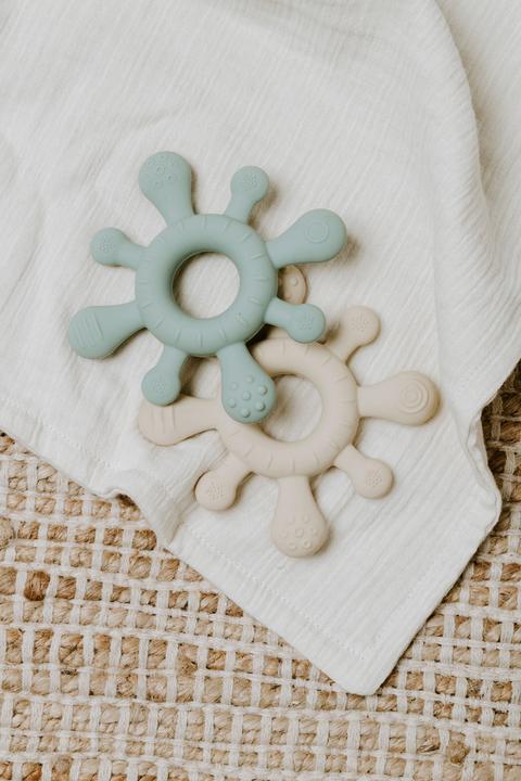 Actual product image Baby's only Teething ring blossom warm linen (0 Months)