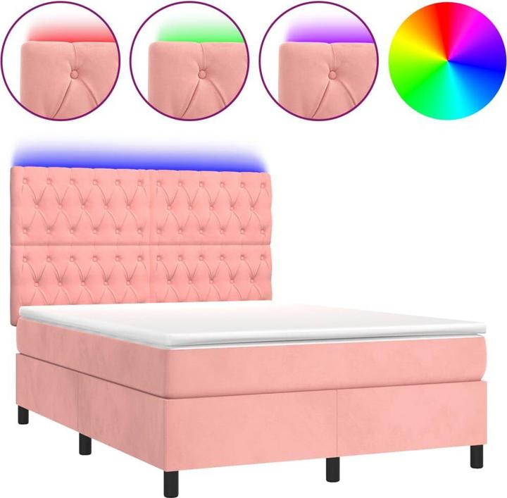 Produktbild vidaXL Boxspringbett (140 x 200 cm)