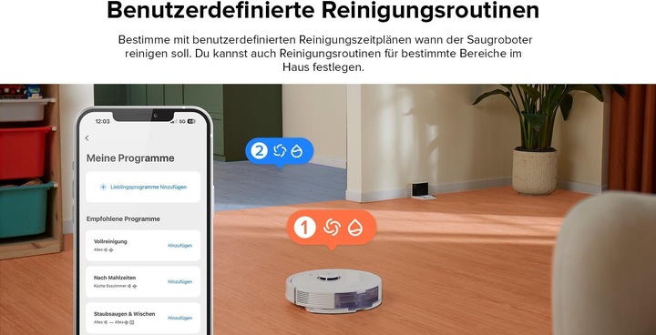 Produktbild Roborock Q8 Max (Saugwischroboter)