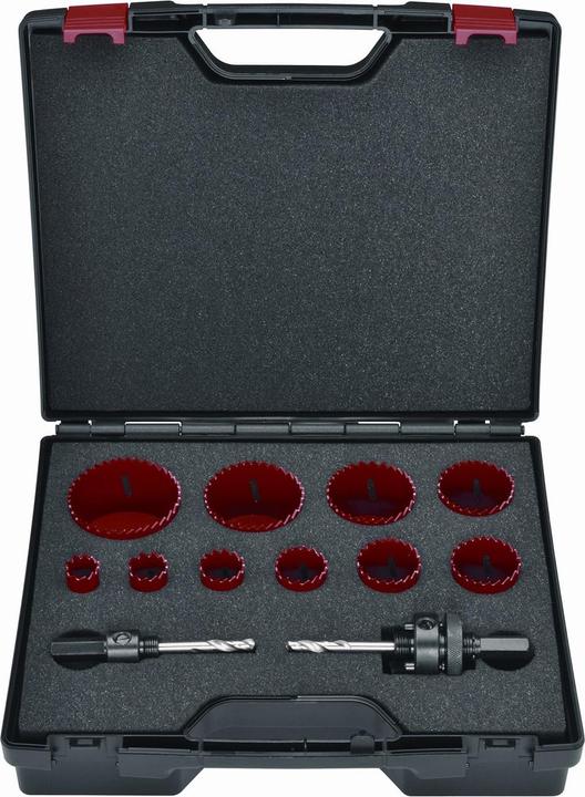 Produktbild Exact 06085 Eventus Bi-Metall Lochsägen General-Sortiment 2 in Kunststoffkoffer