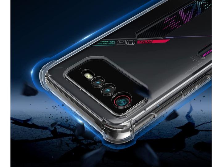 Actual product image Screenguard Crystal Soft Airbag Bumper (Asus ROG Phone 6)