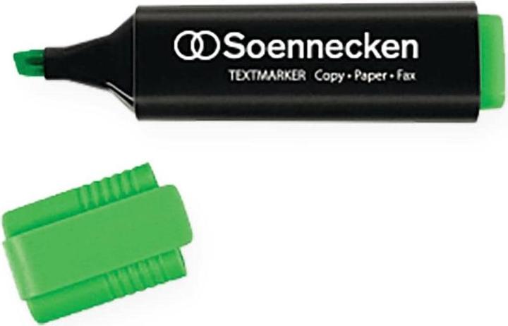 Produktbild Soennecken Textmarker Strichstärke: 2-5 mm Schreibfarbe: grün (Grün, 5 mm, 1 x)