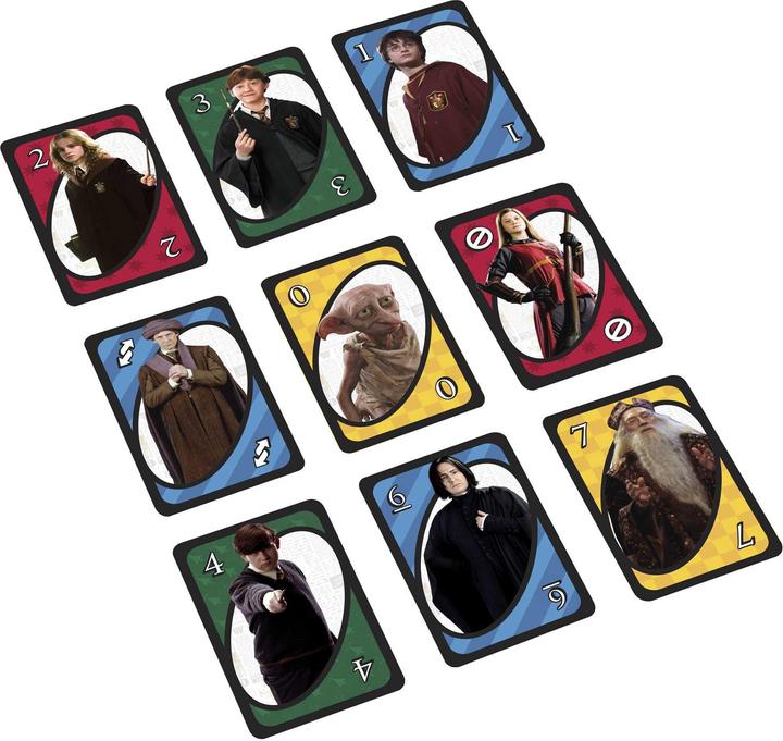Produktbild Mattel Games Uno Harry Potter (Deutsch, Englisch, 2 - 10 Spieler)