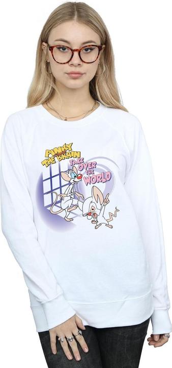 Actual product image Universal Textiles Womens/Ladies Pinky And The Brain Take Over The World Sweatshirt (XXL)