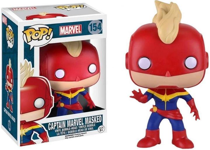 Image du produit Funko Marvel Comics : Captain Marvel (Masked) Pop!