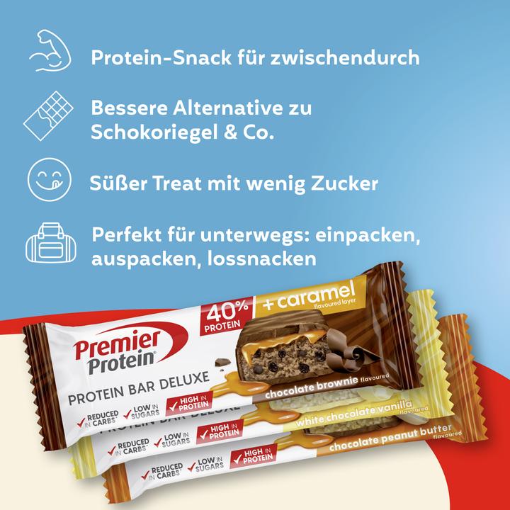 Produktbild Premier Protein Deluxe (750 g, 15 Stk.)