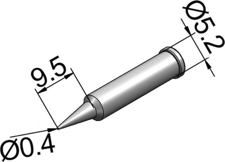 Produktbild Lötspitze 0,4mm bleistiftspitz (Ersatzteil)