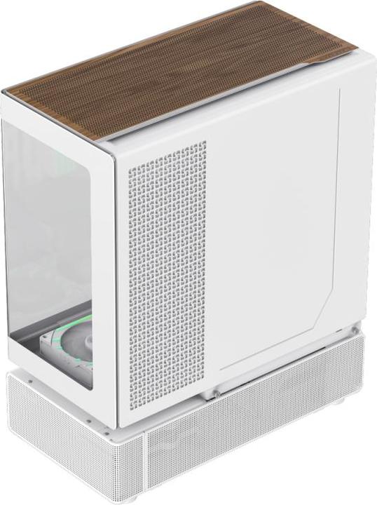 Actual product image GameMax Boitier Moyen Tour ATX N90 ARGB avec panneaux vitrés (Blanc) (ATX, ITX, Mini-ATX)