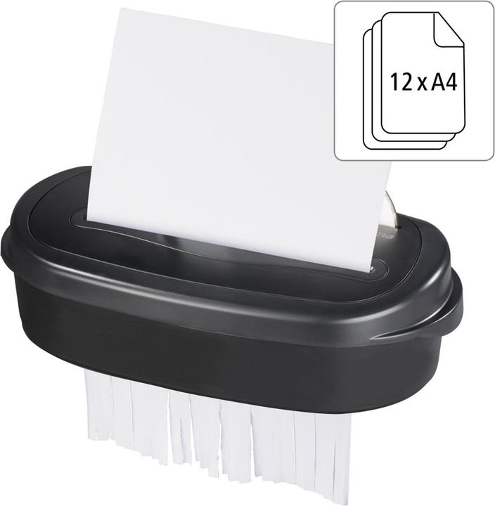 Immagine prodotto Hama Trituratore Home X12CD Taglio a striscia 4 x 40 mm 21 l Numero di fogli (max.): 13 Livello di (Taglio striscia)