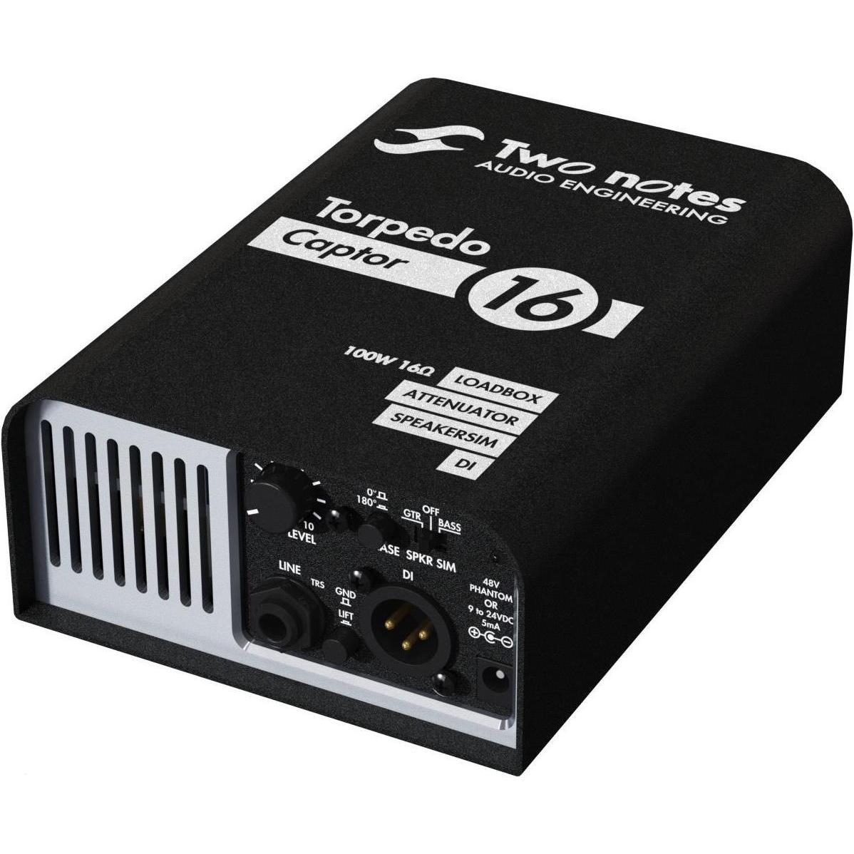 Two Notes Torpedo Captor 16 (Attenuator, Loadbox), Effektgerät, Schwarz