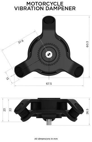 Actual product image Quad Lock Motorcycle Vibration Dampener