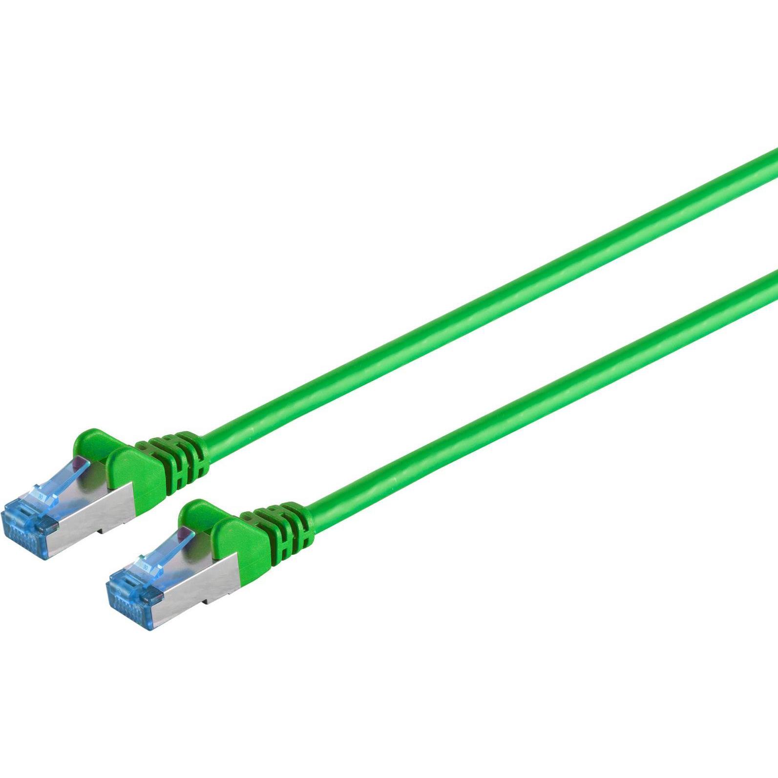 Shiverpeaks S/CONN maximum connectivity Netzwerkkabel-Patchkabel, cat 6A, S/FTP, PIMF, grün, 0,5m (S/FTP, CAT6, 0.50 m),...