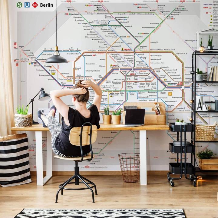 Produktbild BVG Berlin - Netzplan Berlin (432 x 300 cm)