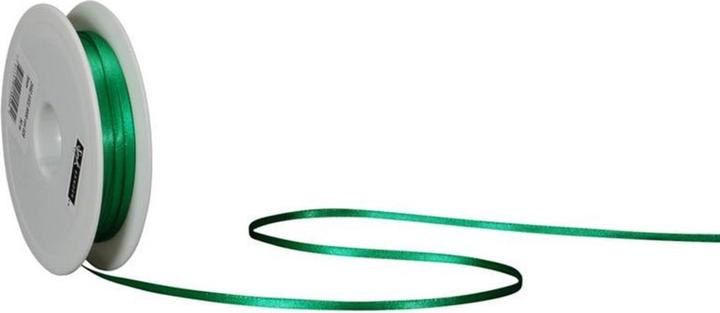Produktbild Spyk Geschenkband Satin 3 mm x 50 m, Grün (1x)