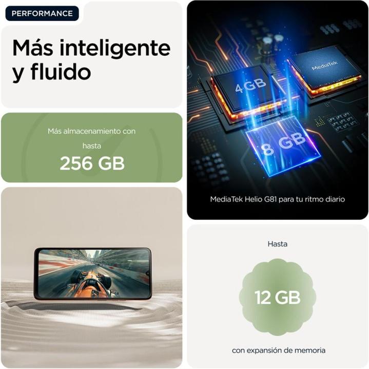 Produktbild Motorola G06 (256 GB, Green, Tendril, 6.88", Dual SIM, 4G)