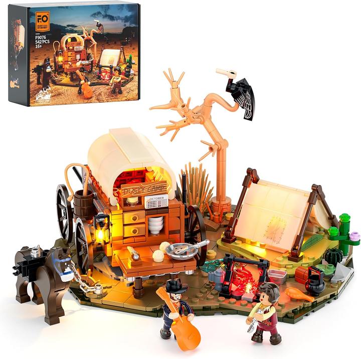 Actual product image Lumibricks Cowboy Camp