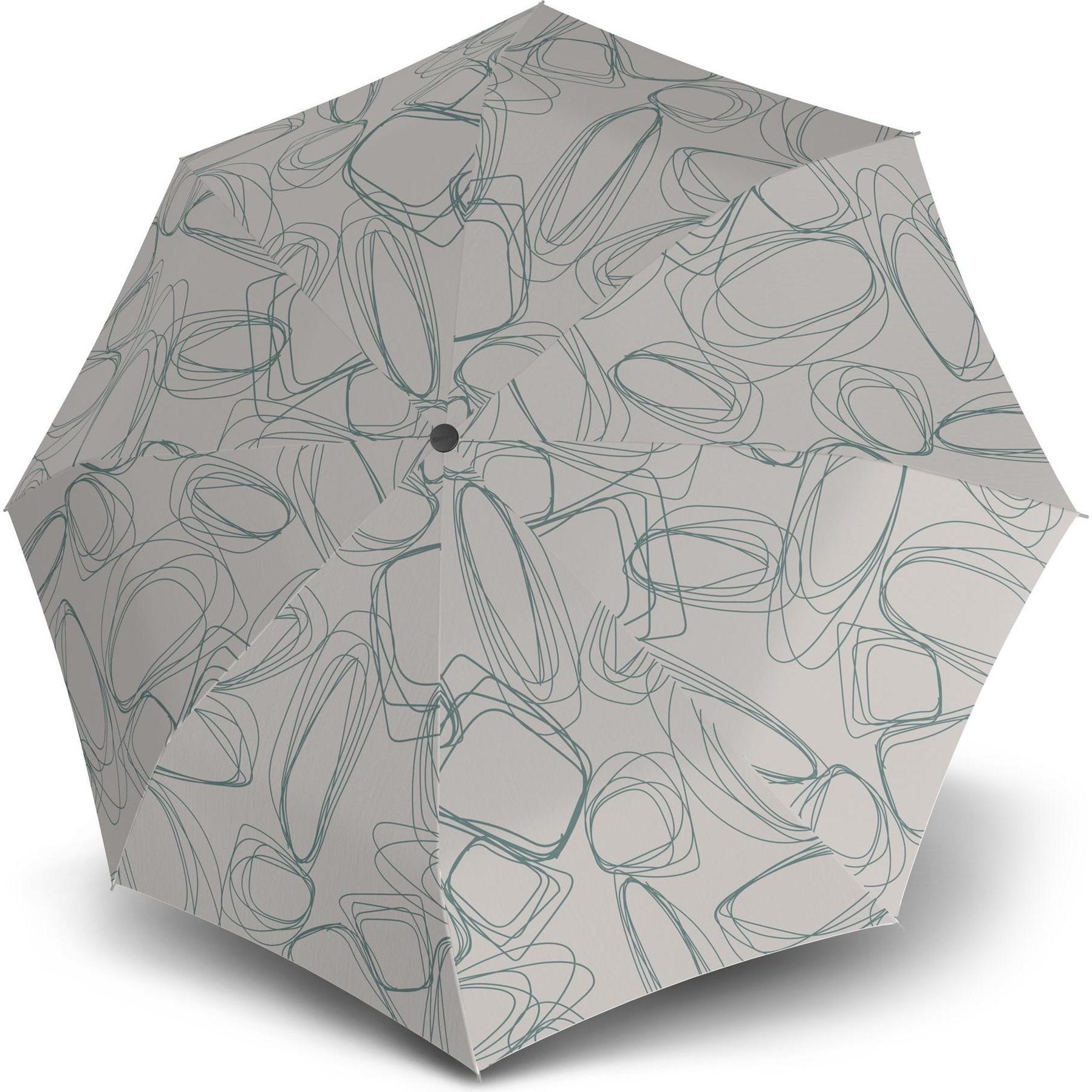 Knirps, Regenschirm, T.200 Duomatic Taschenschirm 28 cm, Weiss