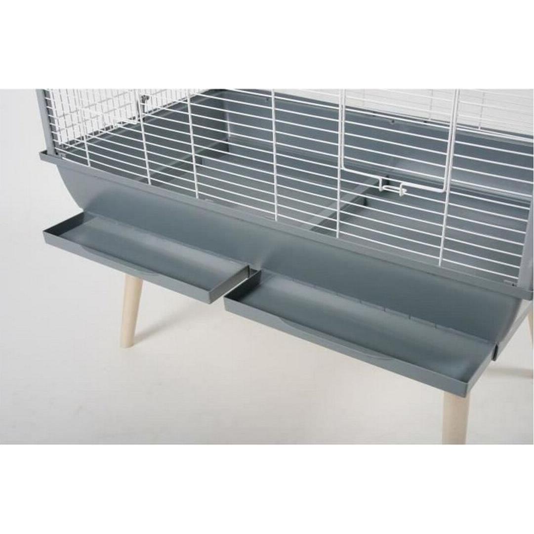 Zolux - Cage à oiseaux Neo Jili 80 cm gris