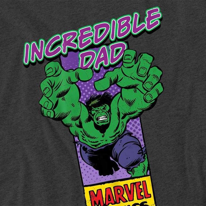 Produktbild Incredible Dad TShirt meliert Vatertag (M)