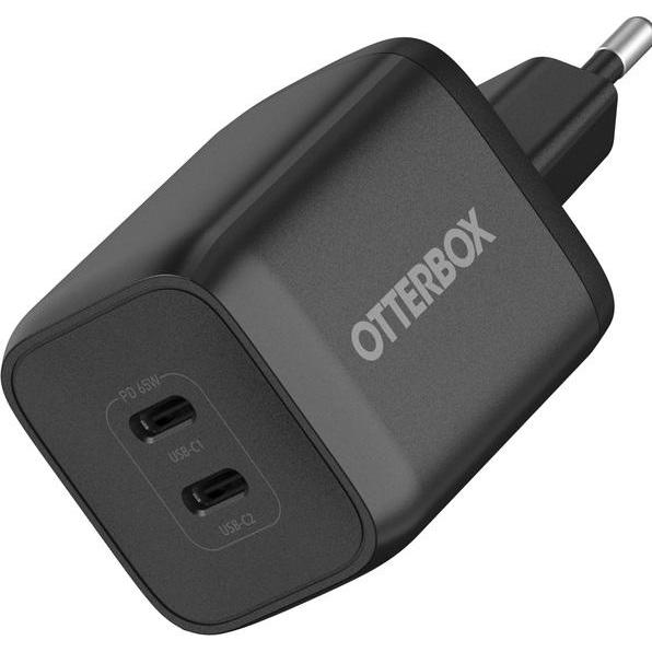 OtterBox EU GaN Schnellladegerät (65 W), USB Ladegerät, Schwarz