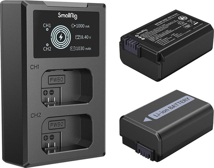 Image du produit SmallRig Kit NP-FW50 3818 (Batterie, Chargeur)