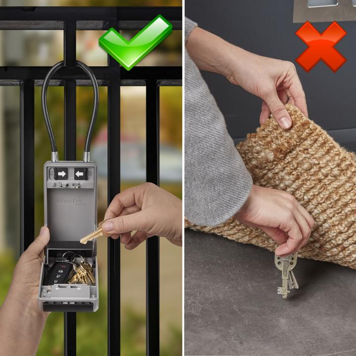 Immagine prodotto Master Lock Cassetta portachiavi con staffa rimovibile 5482EURD