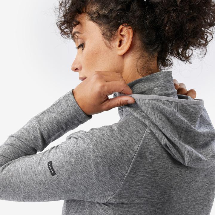 Image du produit Forclaz Veste à capuche mérinos et lyocell femme, Merino Fresh (XL)
