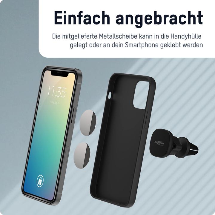 Produktbild Ansmann Smart Magnet KFZ Halterung Magnetische L?ftungsgitter-Halterung