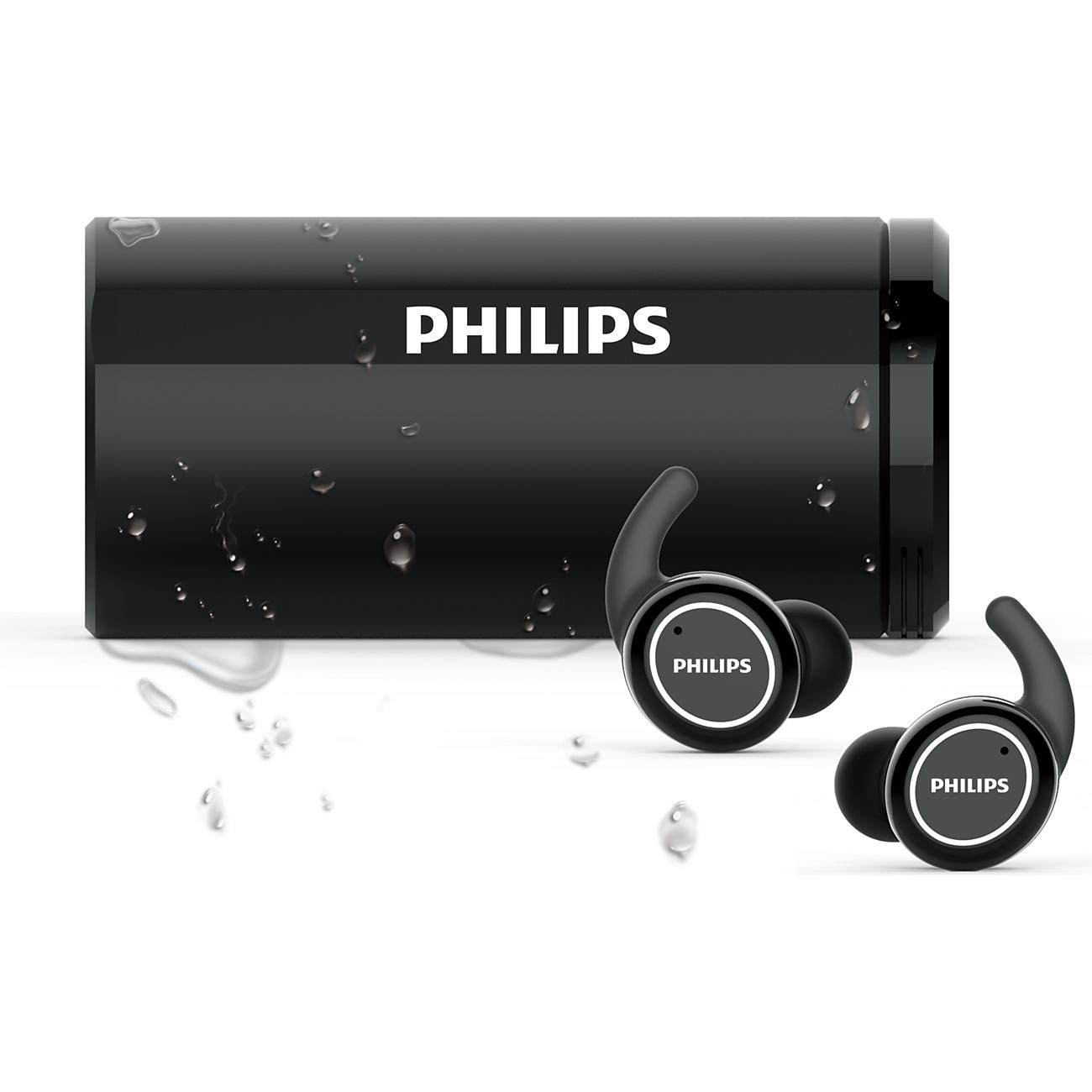 Philips TAST702BK/00 (6 h, Kabellos), Kopfhörer, Schwarz