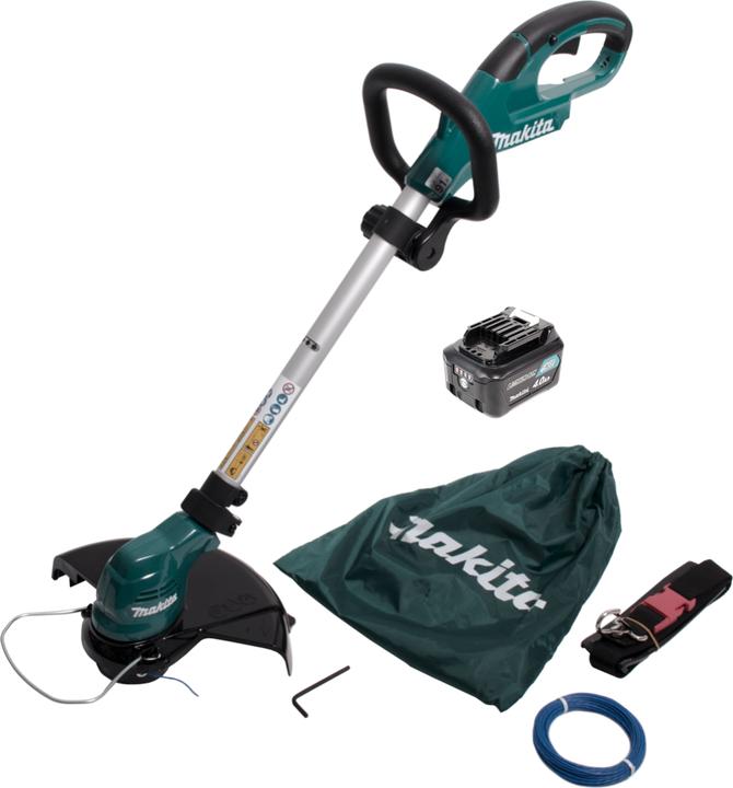 Produktbild Makita UR 100 DM1 Akku Rasentrimmer 10,8V + 1x Akku 4,0Ah + 1x Fadenkopf und Zubehör - ohne Lader (Trimmfaden)