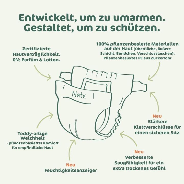 Image du produit Naty Couche bio (Taille 2, Pack, 33 pcs)