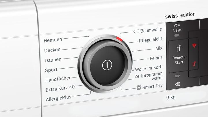 Produktbild Bosch Hausgeräte Serie8 WTXH7M50CH (9 kg, Rechts, CH-Stecker)