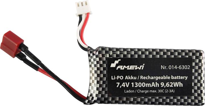Amewi 6302 Li-Po Akku 7.4V 1300mAh