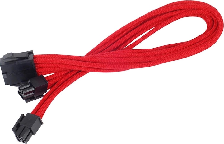 Actual product image Silverstone ATX Extension 8-8(4+4)Pin red