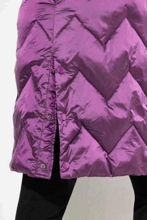 Produktbild Ulla Popken Steppmantel, Two-Tone, Stehkragen, 2-Wege-Zipper (46, 48)