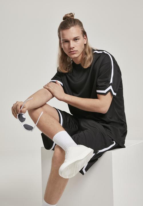Produktbild Urban Classics Oversized Stripes Mesh Tee (M)