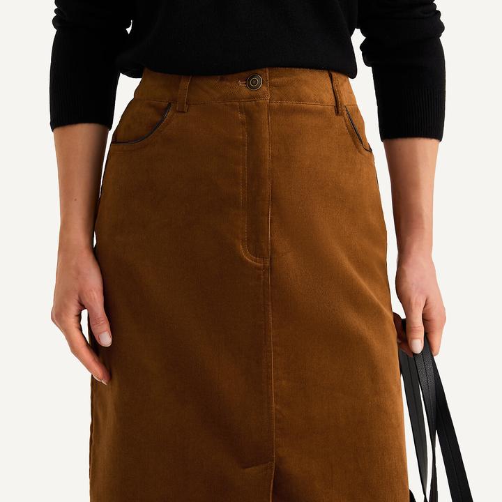 Image du produit Anne Weyburn Jupe évasée en velours (44)