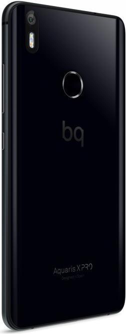 Actual product image BQ Aquaris X Pro (64 GB, Midnight Black, 5.20", Hybrid Dual SIM, 4G)