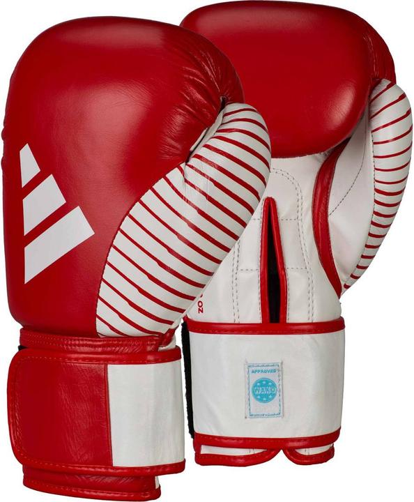 Immagine prodotto adidas Kickboxing Wettkampfhandschuh red/white, adiKBWKF200 (10 OZ, 10)