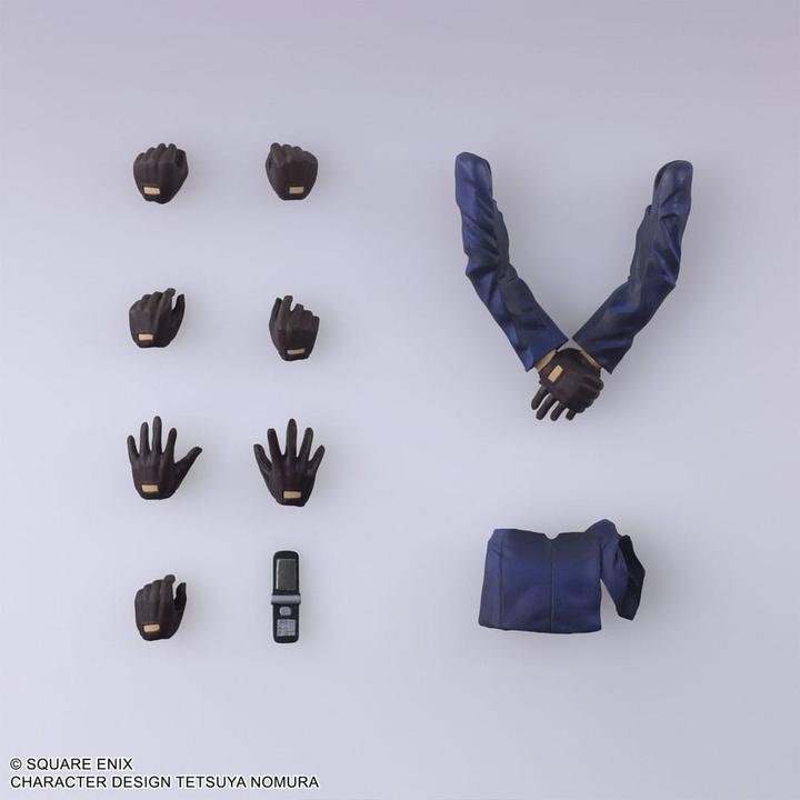 Actual product image Square Enix Final Fantasy VII Bring Arts action figure Tseng 15 cm