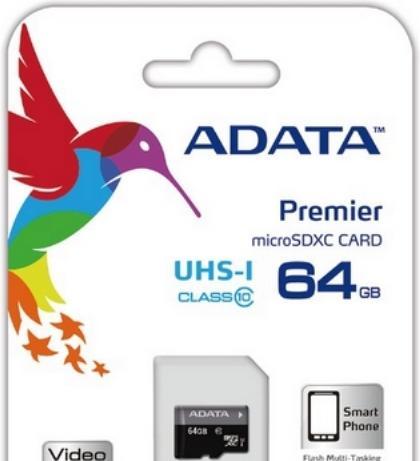 Produktbild Adata microSDXC Card (64 GB, microSDXC, U1, UHS-I)