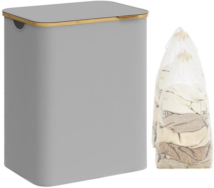 Actual product image Songmics Wäschekorb, Grau (130 l)