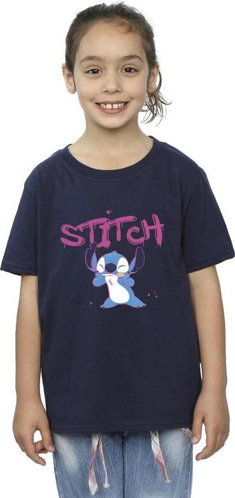 Produktbild Disney Lilo And Stitch Graffiti TShirt Mädchen (140, 146)