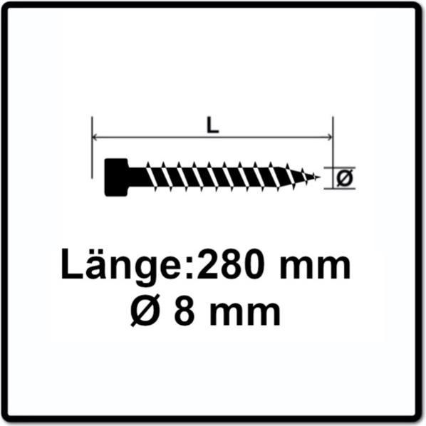 Produktbild Spax Zylinderkopf T-Star Plus T40 Vollgewinde Cut Wirox (1 Schrauben pro Stück)