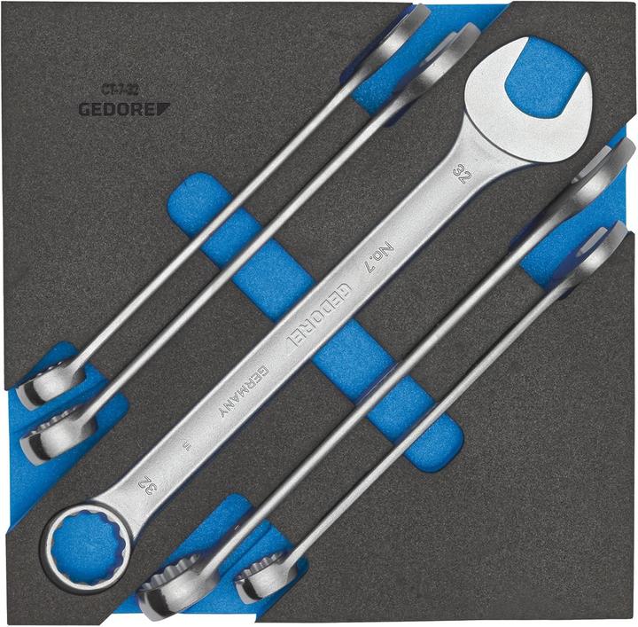 Productafbeelding Gedore CT2732 combinatiesleutelset in CheckTool module (7 mm)