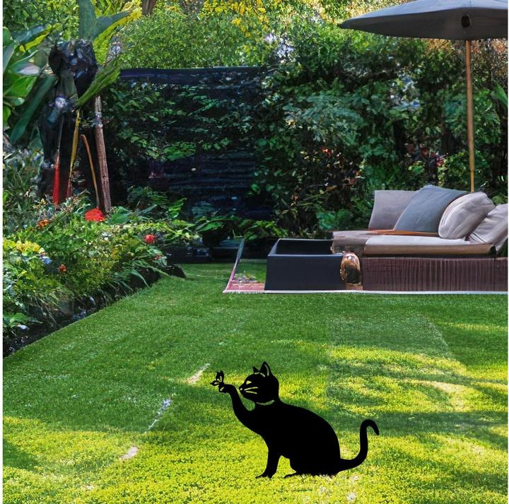 Actual product image Wallxpert Garden plug cat with jewellery